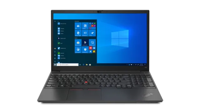 15,6" Lenovo ThinkPad E15 Gen 2 i3 11e gén. 8 Go 256 Go